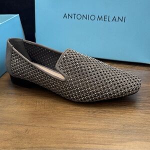 Antonio Melani Livie Mink Grey Studded Women’s Loafers Size: 9.5 NWT